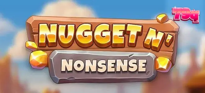 Interface do jogo de slot Nugget n’ Nonsense com temática de mina